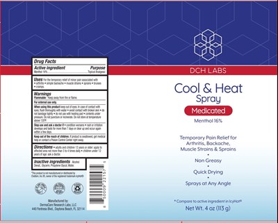 Label (Dch Icyht 36 Cool And Heat Spray)